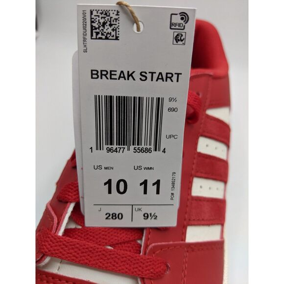 adidas Men's Break Start Sneakers, Supplier Colour/Cloud White, 10 Medium US - Picture 7 of 9